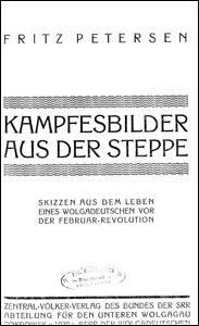 Fritz Petersen: Kampfesbilder aus der Steppe.